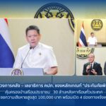 ปลัดกระทรวงการคลัง – เลขาธิการ คปภ. แจงหลักเกณฑ์ “ประกันภัยพิบัติแห่งชาติ” คุ้มครองบ้านเรือนประชาชน   30 ล้านหลังคาเรือนทั่วประเทศ ชดเชยความเสียหายสูงสุด 100,000 บาท พร้อมเปิด 4 ช่องทางแจ้งเคลม